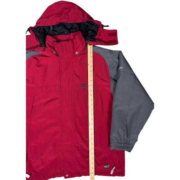 Freeworld Sno Truant Mens Jacket 3000 mm Waterproof Snowboarding Sz XL‎ Red Gray - Picture 5 of 12
